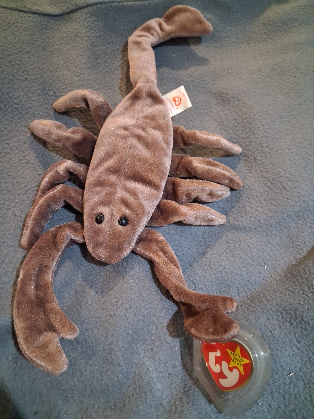 Ty Beanie Babies Brown Scorpion Plush